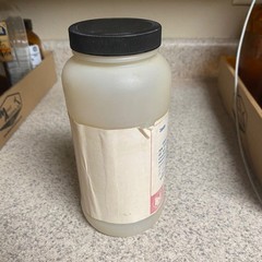 VTG Senna Leaves Plastic Cannister Lab Pharmacy 4oz Oddities Curiosities