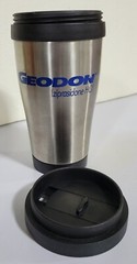 Geodon Travel Tumbler Cup Stainless Steel Insulated w/ Lid Pharmaceutical Promo