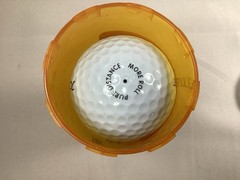 BERLEX GOLF BALLS YASMIN Drug Rep Pharmaceutical Promo Advertising UNIQUE & RARE