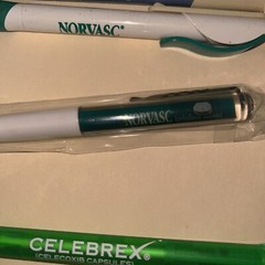 Lot Of 4 Pfizer Viagra Norvasc Celebrex PLASTIC PENS, DRUG REP Pharmaceutical