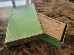 File box & 97 antique prescriptions (1911) – Dionin, Codeine, Infant Anodyne