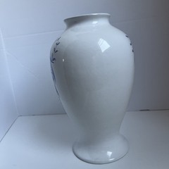 1989 Lilly Blue & White Apothecary 10″ Vase Diascord Portugal Pharmacy Pharma