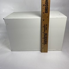 Vintage Drugpak Pharmacy Prescription Filing Box Metal Apothecary Doctor Office