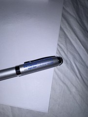 Metal Pfizer Geodon Drug Rep Pharmaceutical Promo Advertising Pen w/ Info Insert