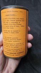 Doctor Jackson’s Anti-Acid Powder Zanesville Ohio New Old Stock Container