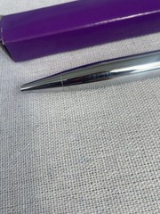 ZYPREXA Pharmaceutical DRUG REP METAL POINT PEN Heavy New In box Black Ink