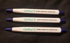 OxyContin Drug Rep Pharmaceutical Ballpoint Pen (3) RARE! OxyFast II