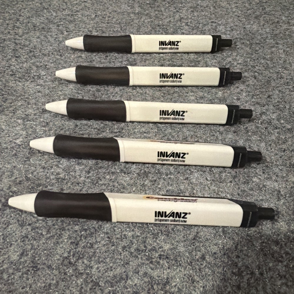VTG Y2K PAPERMATE PENS COMFORT GRIP PHARMACEUTICAL DRUG REP MERCK NEW LOT 5