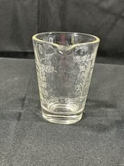 Vintage Apothecary Measuring Glass “Dessert” Marker Medicine Shot Glass