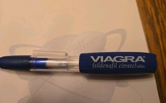 Viagra Note Pad + Wide Plastic Pen Pharmaceutical Drug Rep Promo WRITES