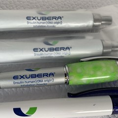 EXUBERA Collectible Heavy Metal Pen Drug Rep Advertising Pharma Original Owner 4