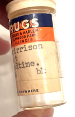 Vtg 1966 Glass Ablin Drug Store Prescription Pill Bottle Illinois -Ms Brandt
