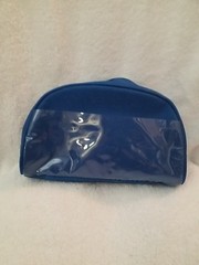 Pharmaceutical Drug Rep Restasis Advertising Blue Zip Dome Travel Pouch Bag