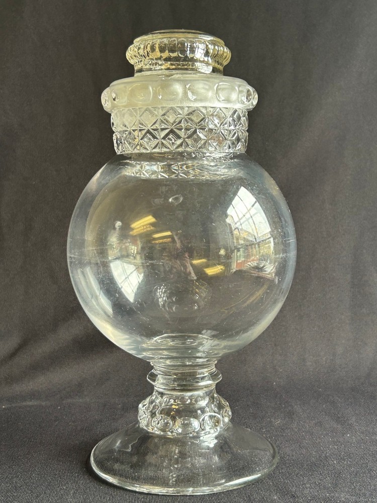 Pharmacy Globe Jar with Lid