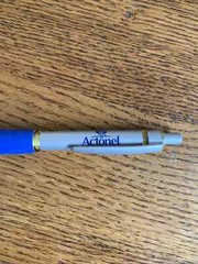 LOT OF 4 ACTONEL Pharmaceutical Pens; Drug Rep; Chusioned Grip; FREE SHIP