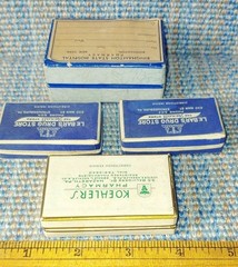 4 VTG Preston Pharmacy Boxes Cardboard Binghamton NY, Nazareth & Stroudsburg PA