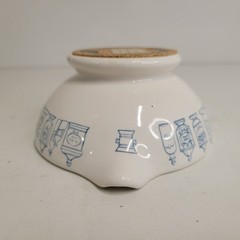 VTG Merck Sharp & Dohme Porcelain Pharmacy Mortar & Pestle Ashtray MSD C. Lamb