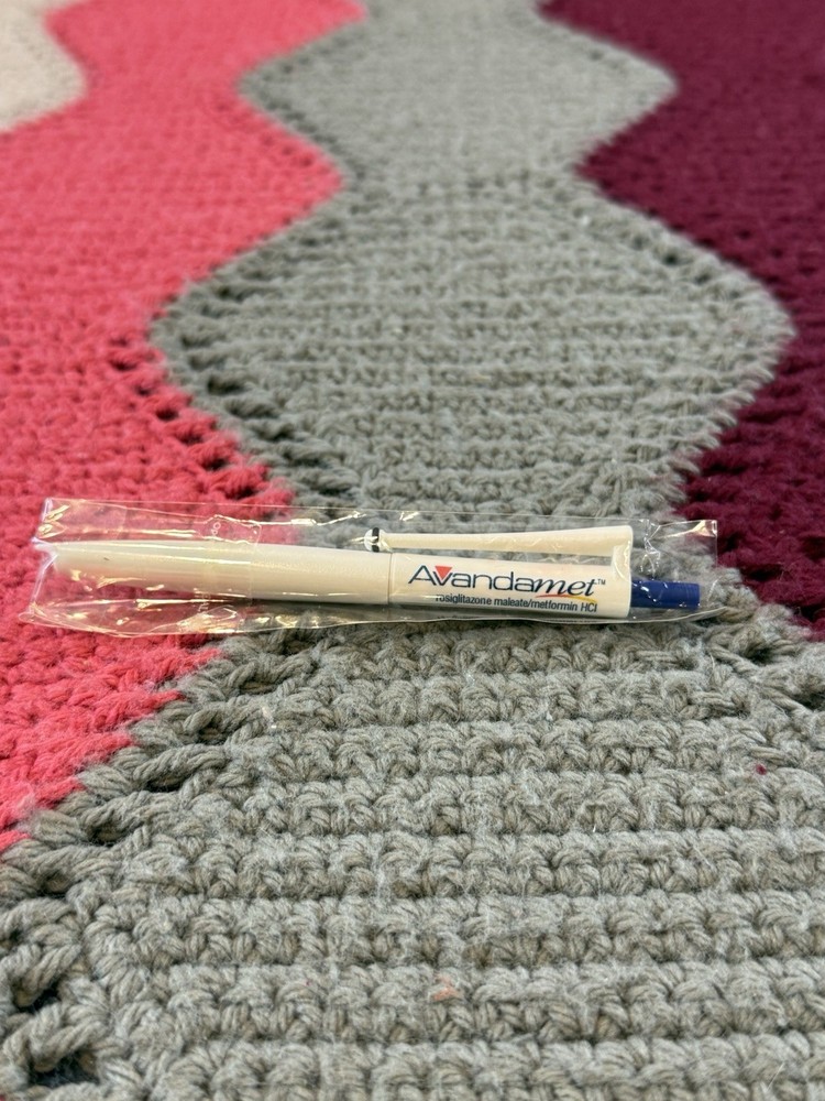 Vintage Pharmaceutical AVANDAMET Drug Rep Advertising Click Pen Works