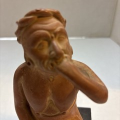 Vtg Portrait Of Anxiety/Depression Etrafon Promo Clay Figurine Mexico ca 800 AD