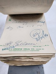 Prescription Atlas Rx Pad Paper Apothecary Druggist Pharmacy Medicine 1946