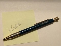 Norvasc Heavy Metal Click Button Drug Rep Pen Pharmaceutical Medical Promo