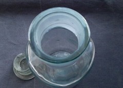 Pharmacy jar for reagents with an unpolished lid volume 1000 ml USSR