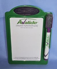 Avalide Magnetic Memo Clip Dry Erase Board Pharma Drug Rep Collector Promo Swag