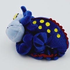 Protonix Gerdie Mascot Plush 6 Inch Blue Yellow Fabric Drug Rep Dragon Toy Stuff