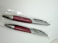 Vintage Zetia Ezetimibe Tablets Ballpoint Pen Pharmaceutical Advert (Lot of 2)