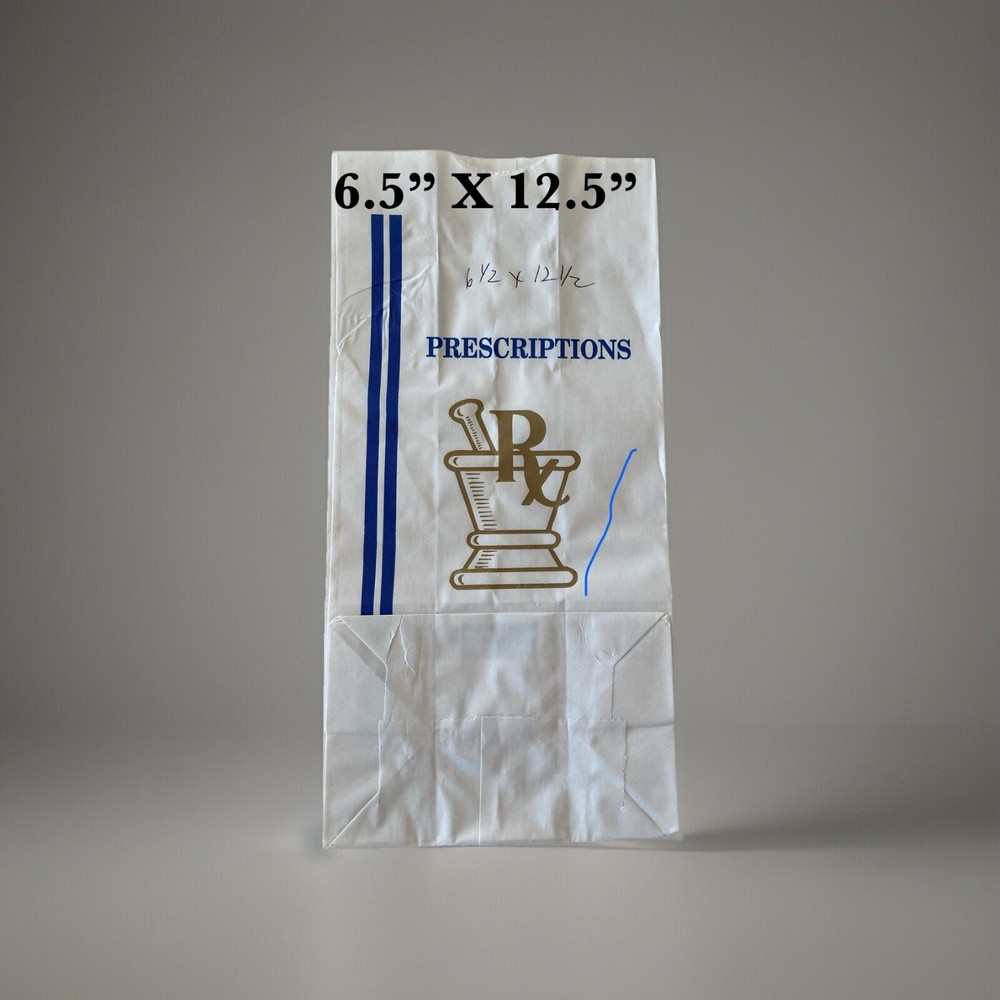Prescription RX BAGS 650 6.5 X 12.5” & 365 ~ 7 X 14” New Open Box TOTAL 1015