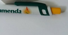 NAMENDA (5 1/2″) Pharmaceutical DRUG REP CLICK PEN – TRI-COLOR