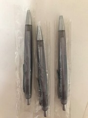 3 New Original Wrapping CLARINEX Pens Grayish Lavender Color with Logo