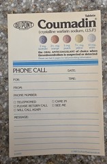 Vintage Medical Advertising Lot 1983 DuPont Coumadin Pad 1987 Cefizox Note Paper