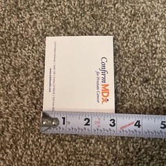 Confirm MDx Drug Rep Pharmaceutical Promo Advertising Sticky Note Pad Prostate