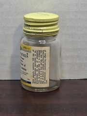 Vintage Lederle FERRO-SEQUELS Iron Capsules Glass Bottle Pearl River NY 1960s