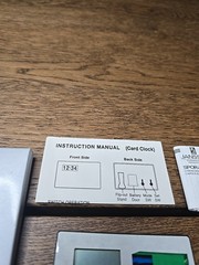 Sporanox Pharmaceutical Drug Advertising Promotional Card Clock NEEDS BATTERY