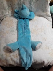 Elephant Singulair 24″ Blue Plush Drug Rep Pharmaceutical Advertising Promo RARE