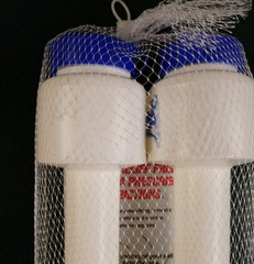 NOS Vintage 1980’s Pharmaceutical Promo Vicodin ES Water Bottle Dumbbells
