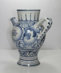 Italian Majolica Apothecary jar, Sirup Tamarin Dorum