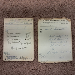 Qty 18 Pharmacy Scripts From 1946 Springfield Mass