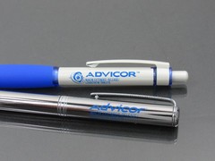 Advicor Metal PENS Drug Rep Pharmaceutical Promo Medical Advertising Lot of 2