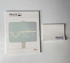 Prozac Pharmaceutical Drug Rep Collectible Notepad Sticky Note 1990s