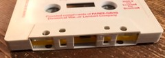 Parke-Davis Pharmaceutical Advertising Cassette Tape Sam Spade Dry Martini Caper