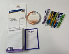 Pharmaceutical Drug Rep Collectible Promo Pen And Paper Lot