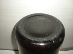 vtg Large Apothecary Glass Bottle Amber Brown 14″