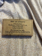 Vintage 1950’s Marion Health & Safety First Aid Antiseptic Applicators Medicine