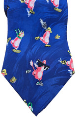 RARE Advertising Atrovent Nasal Spray -Silk Neck Tie-Running Nose-ENT Doctor EUC