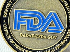 FDA’s BadAd Program Challenge Coin Office Of Prescription Drug Promotion