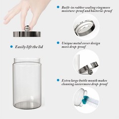 Clinic Glass Sundry Jar Sets – First Aid Organized Supplies Storage Container…