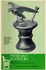 27 Issues of „Pharmacy in History“ 1974-83, Pharmacology Materia Medica Medicine